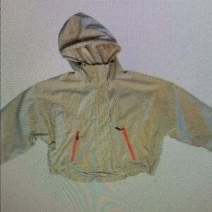 Kids Tan Hooded Jacket